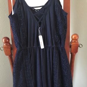Navy blue dress